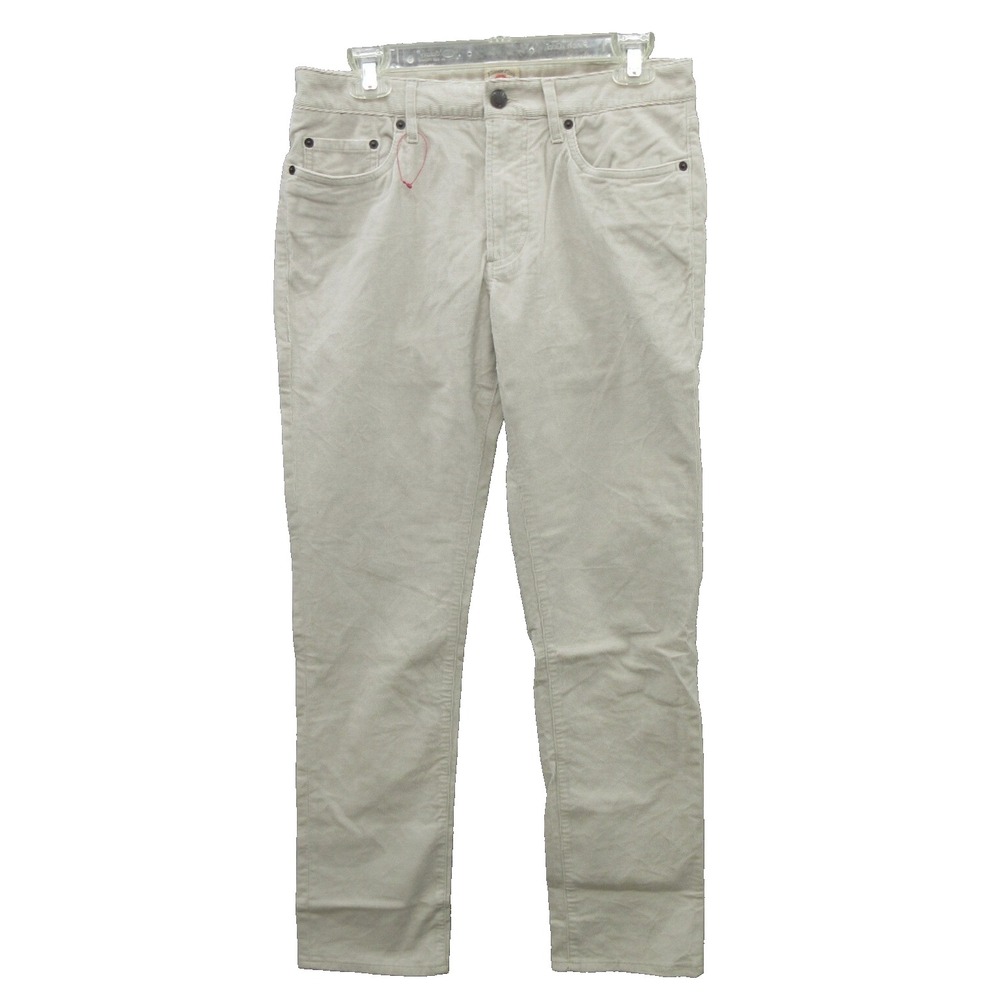 Faherty Mens Pants Size 29 Stretch Corduroy Organic Cotton Blend 5 Pocket New